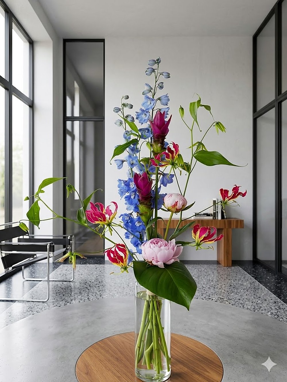 Aurea – Detailansicht Büro-Blumenarrangement