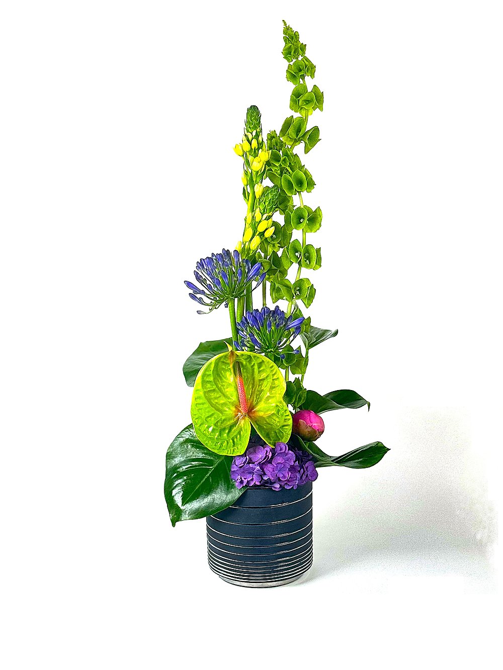 Viridis – Blumen-Abo Arrangement von Verdant Ventures München